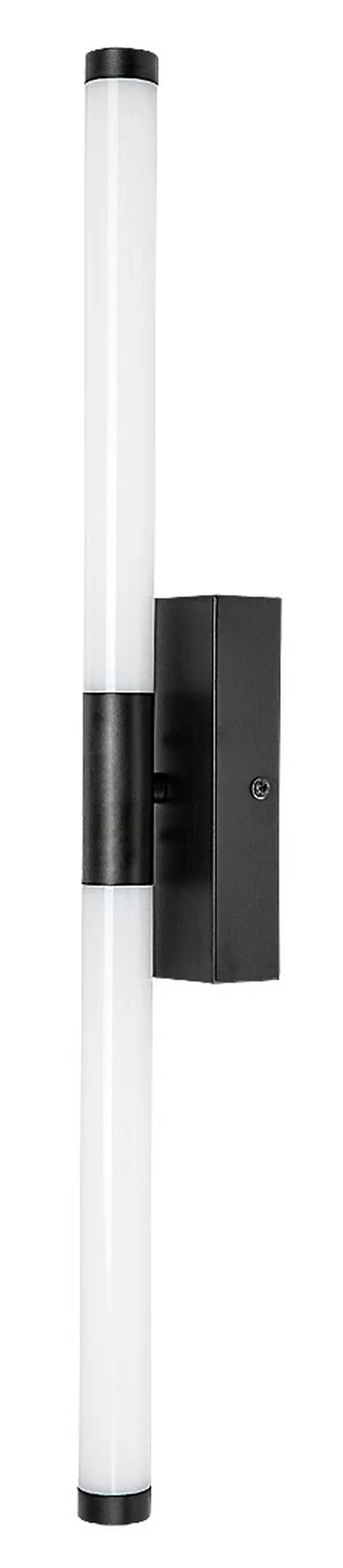 Tilora – LED ceiling light for bathroom in black/white, 600mm, 8W, 4000K, IP44