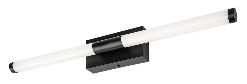 Tilora – LED ceiling light for bathroom in black/white, 600mm, 8W, 4000K, IP44