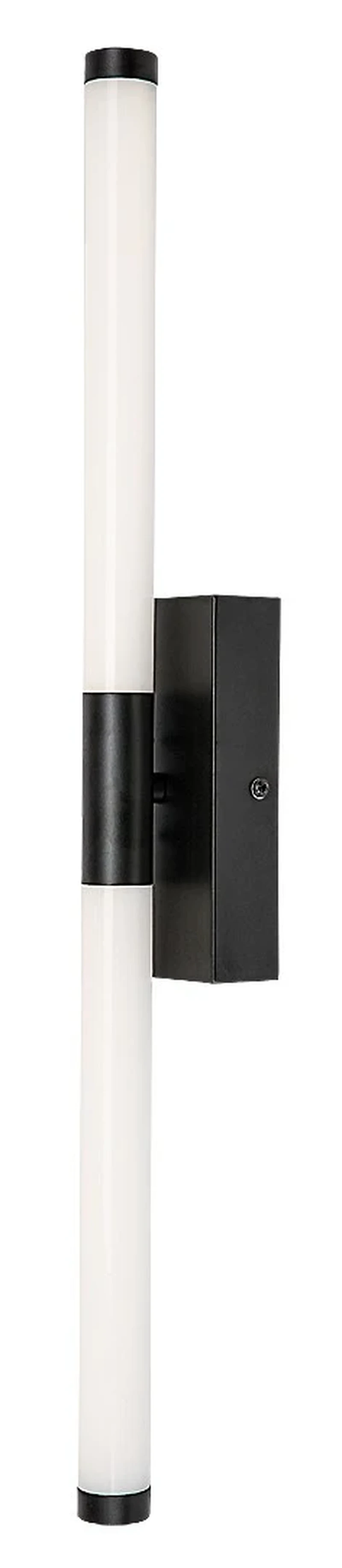 Bathroom Lighting Tilora – LED ceiling light for bathroom in black/white, 600mm, 8W, 4000K, IP44