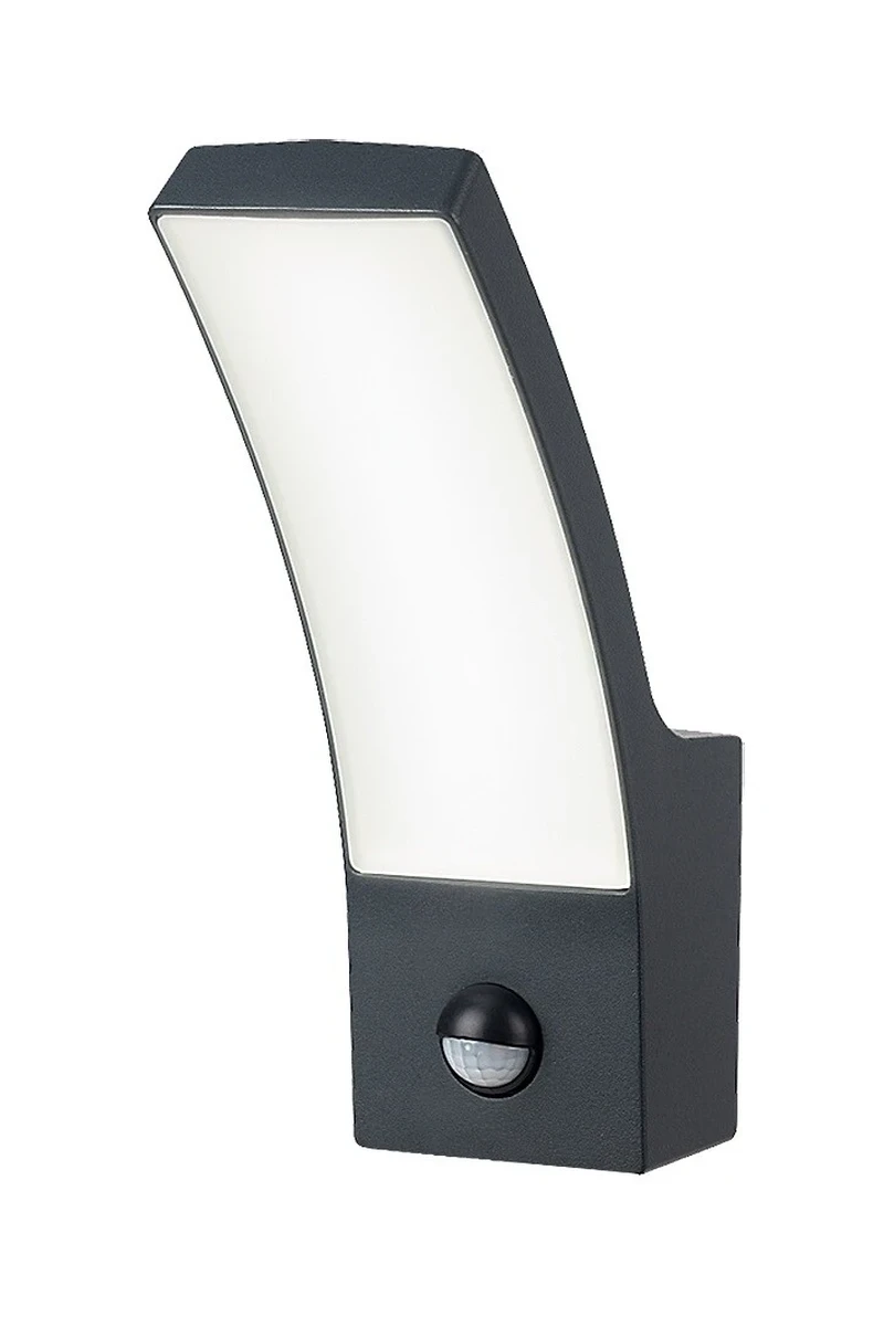 Palanga – LED външен аплик с датчик в антрацит, 75×240мм, 12W, 3000K, IP44