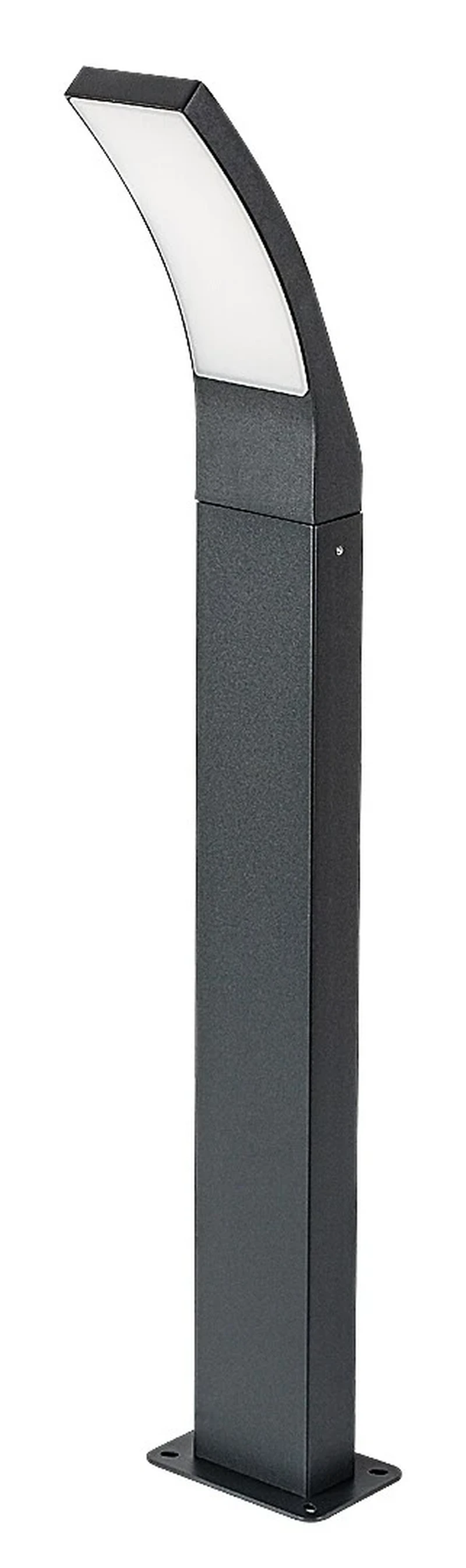 Palanga – LED garden lamp in anthracite with white shade, Ø120mm, 12W, 3000K