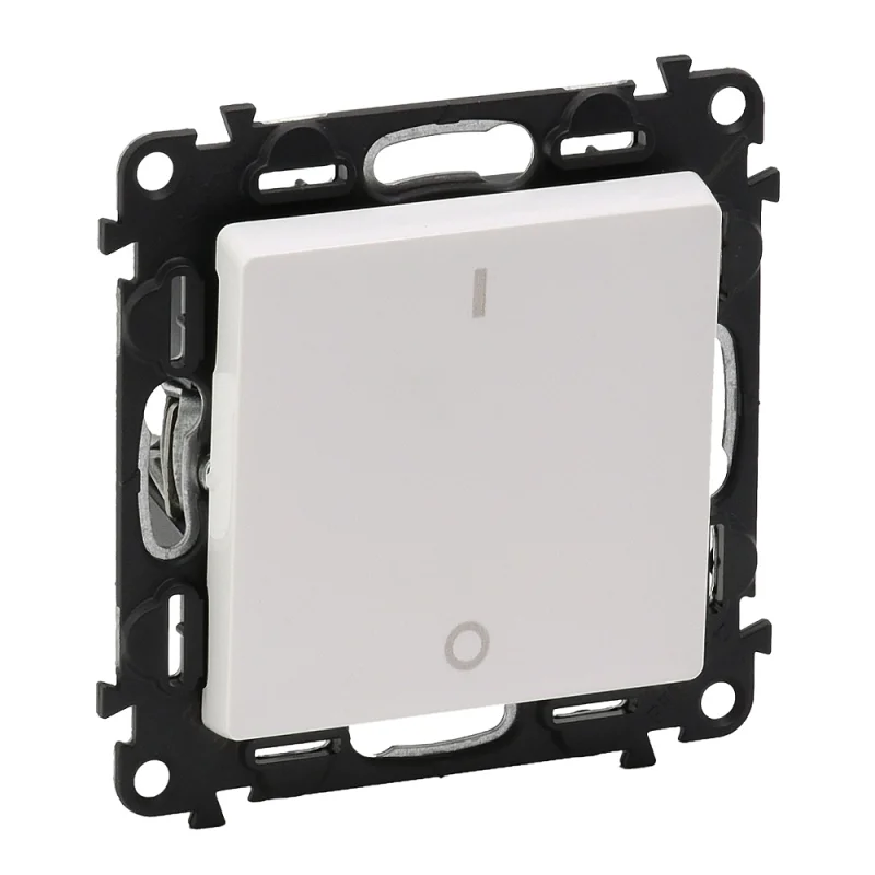 Legrand Двуполюсен ключ 10A I/O Бял - Legrand Valena Life 752102
