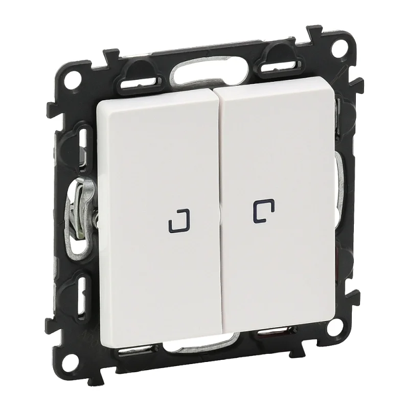 Legrand Double two-way switch with backlight White - Legrand Valena Life 752109