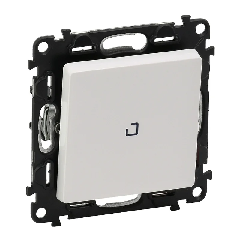 Legrand Ключ еднополюсен с подсветка Бял - Legrand Valena Life 752110
