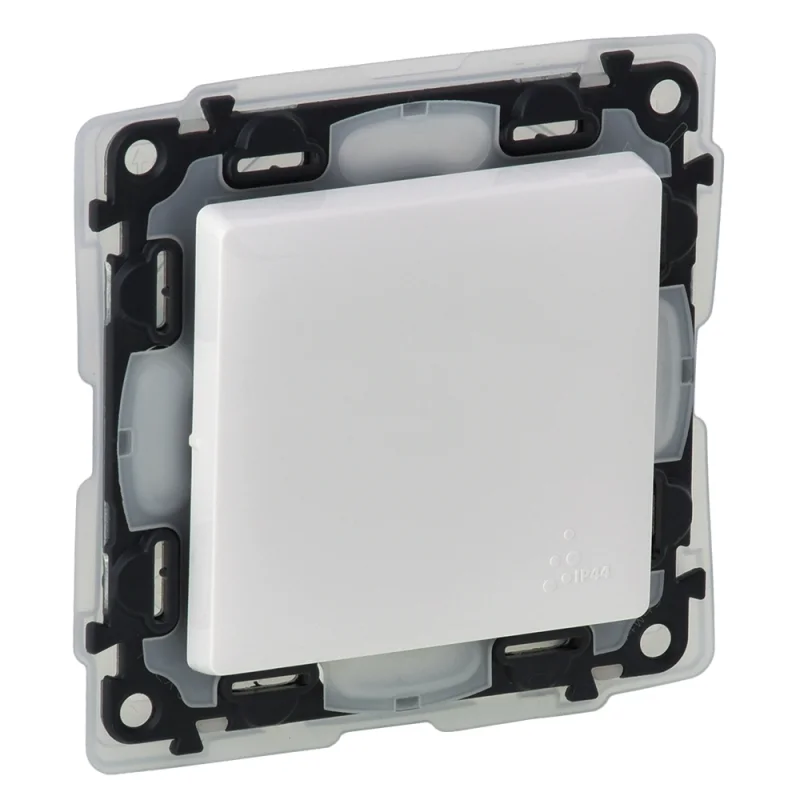 Double-pole switch 16A White IP44 - Legrand Valena Life 752164