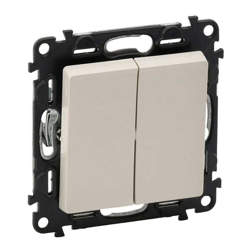 Legrand Switch double Cream - Legrand Valena Life 752205