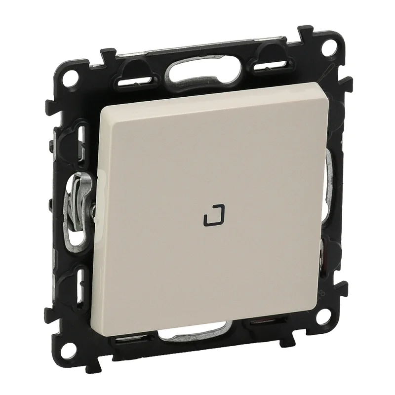 Two-way push button with backlight Cream - Legrand Valena Life 752212