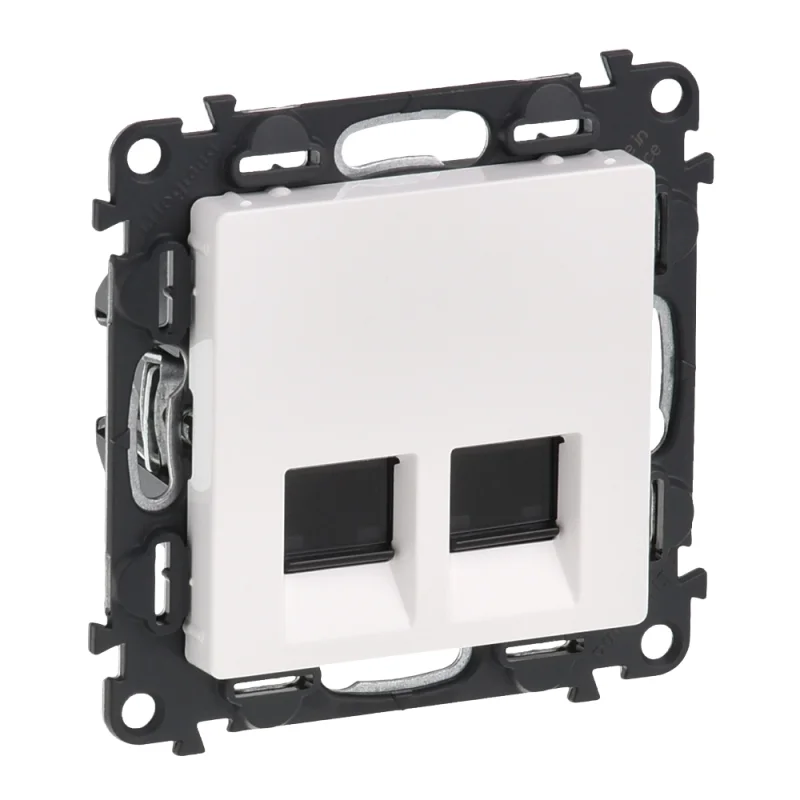 Legrand Outlet 2xRJ45 Cat. 6A STP White - Legrand Valena Life 753149