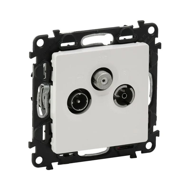 Legrand TV-R-SAT Outlet end 2400 MHz 10dB White - Legrand Valena Life 753164