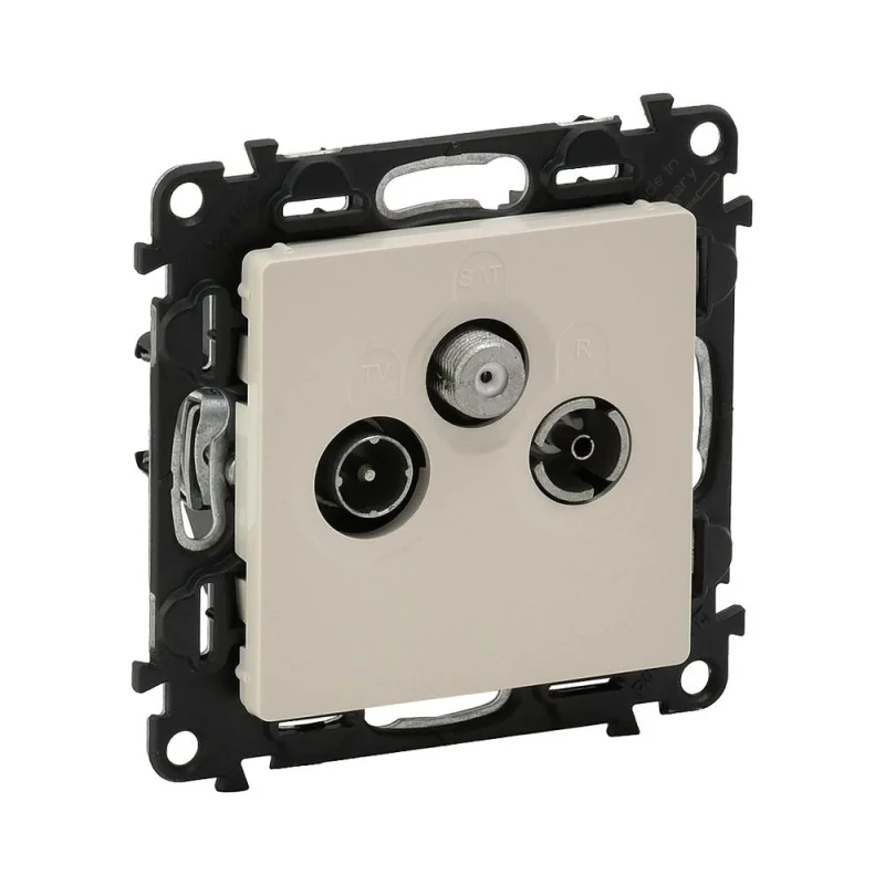 TV-R-SAT Розетка крайна 2400 MHz 10dB Крем - Legrand Valena Life 753264
