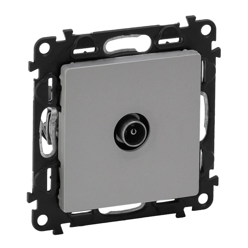TV outlet adapter (14 dB) Aluminium - Legrand Valena Life 753361