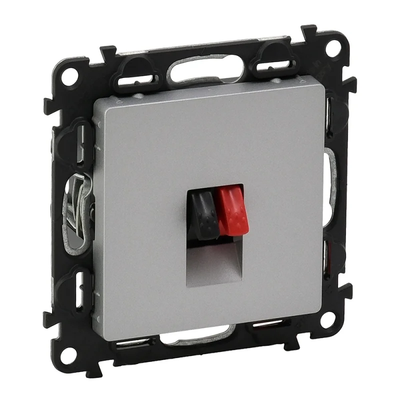 Legrand Mono outlet for speakers Aluminium - Legrand Valena Life 753372