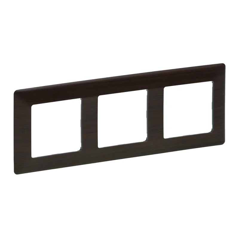Legrand Frame 3x Dark wood - Legrand Valena Life 754173