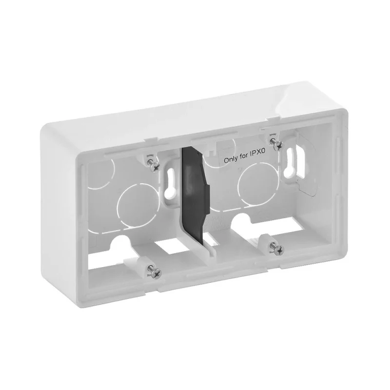 Конзола открит монтаж двойна Бял - Legrand Valena Life 754192