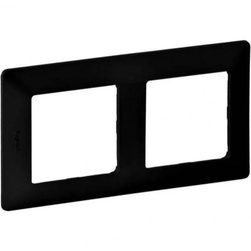 Legrand Frame 2x Black matt - Legrand Valena Life 754252