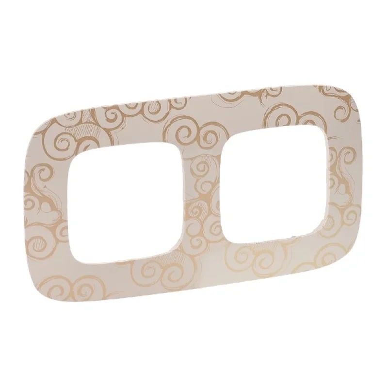 Legrand Frame 2x Daffodil gold - Legrand Valena Allure 754352