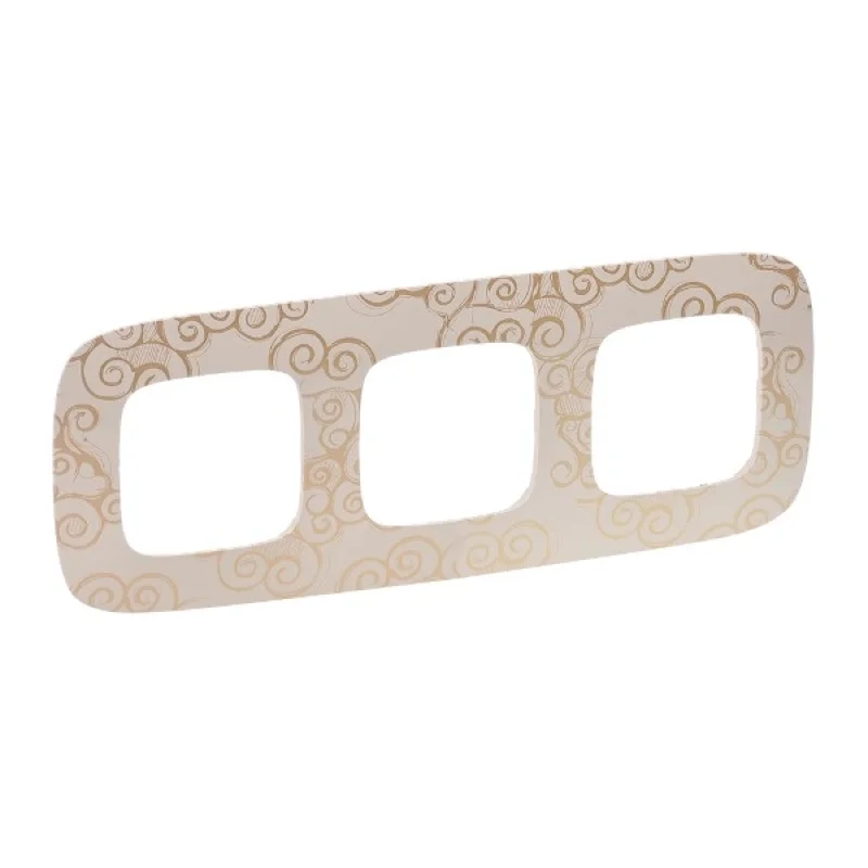 Legrand Frame 3x Daffodil gold - Legrand Valena Allure 754353