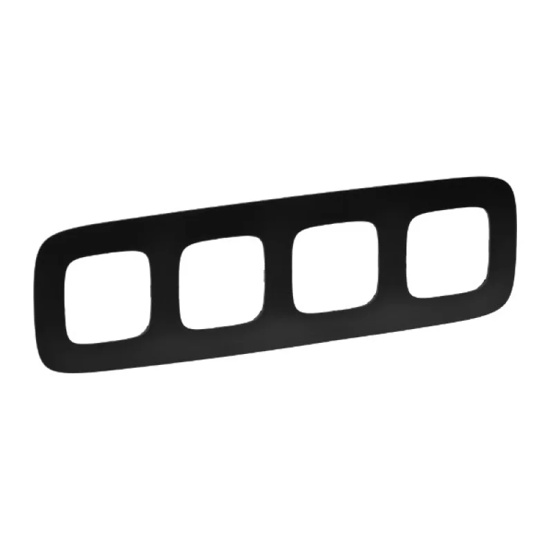 Frame 4x Black matt - Legrand Valena Allure 754404