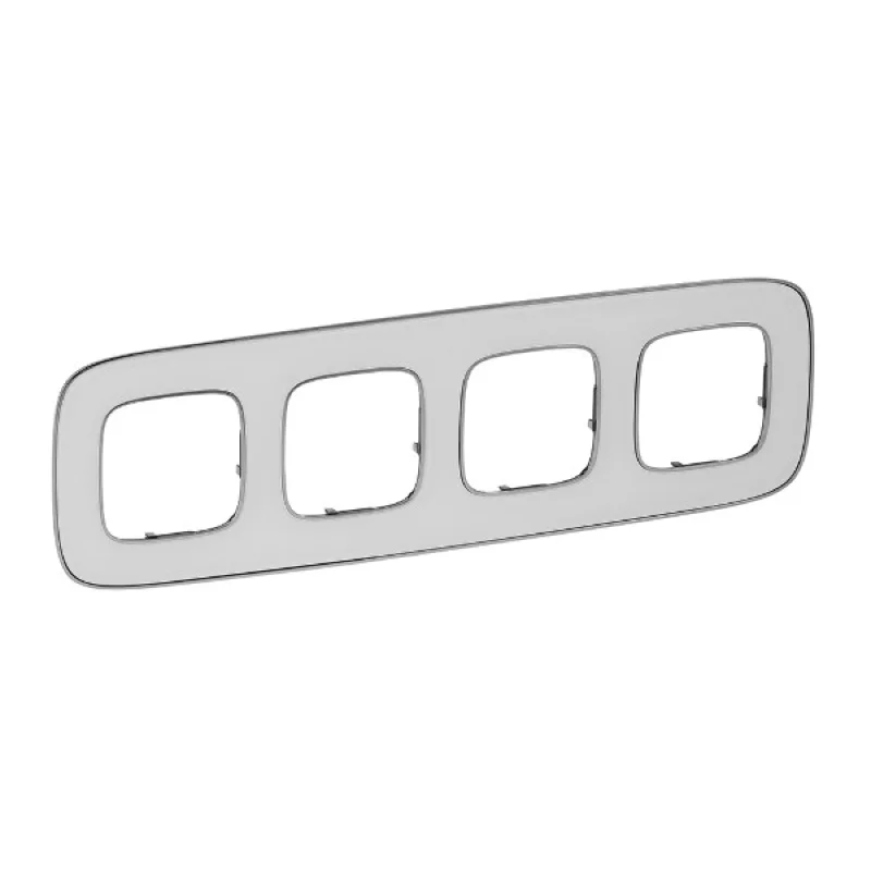 Legrand Рамка 4х Бяло огледало - Legrand Valena Allure 754424