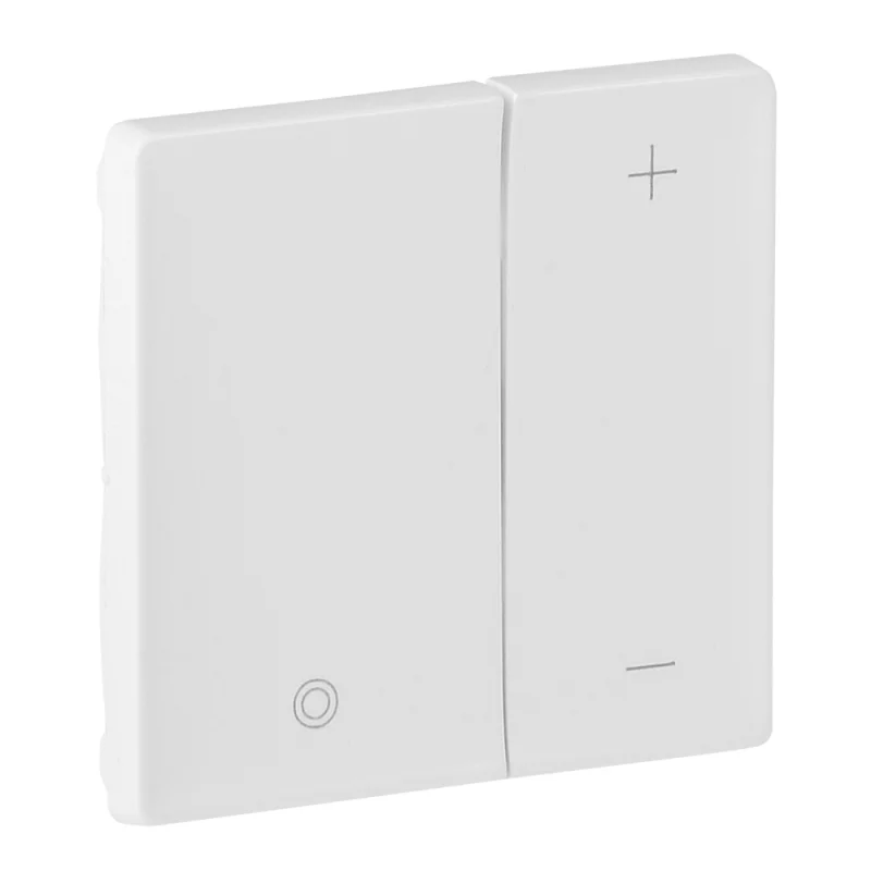 Legrand Лицев панел за универсален димер с бутон Бял - Legrand Valena Life 754890