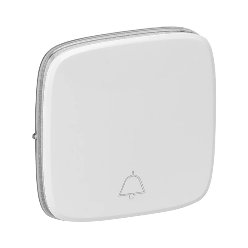 Plate for push button with symbol bell push White - Legrand Valena Allure 755015