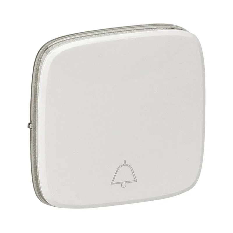 Plate for push button with symbol bell push Pearl - Legrand Valena Allure 755019