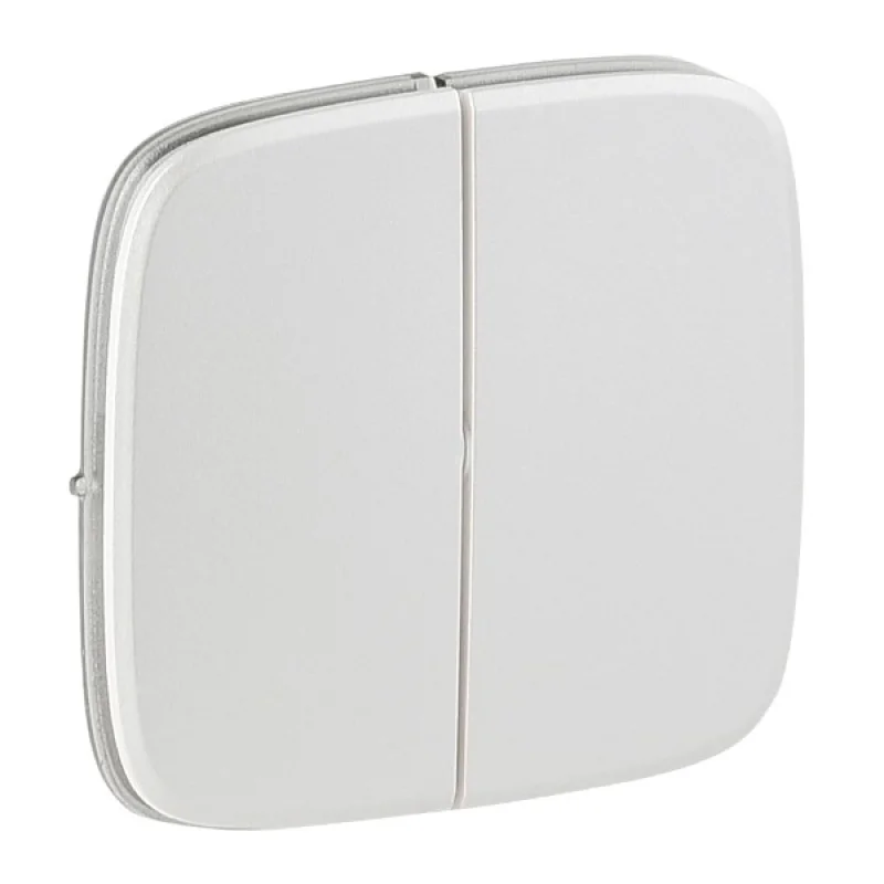 Лицева плочка за сериен ключ и бутон Перла - Legrand Valena Allure 755029