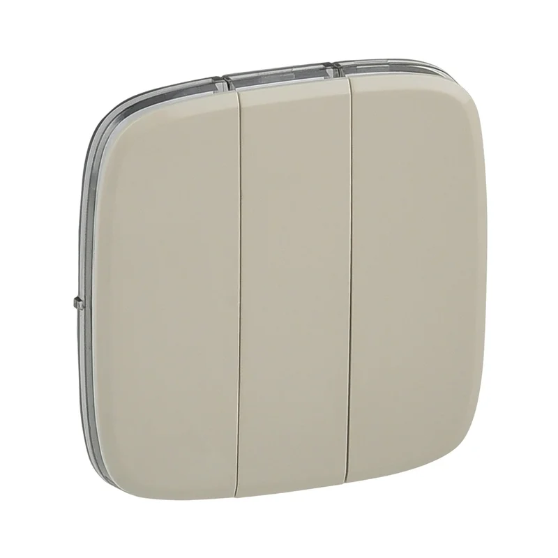 Plate for triple switch Cream - Legrand Valena Allure 755036