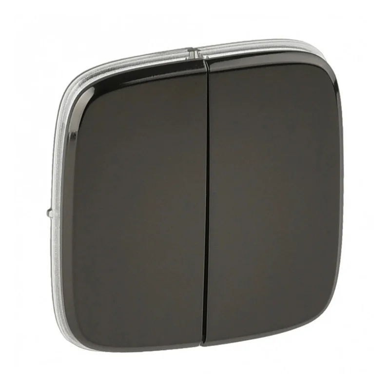 Legrand Plate for double switch and push button Dark nickel /while stocks last/ - Legrand Valena Allure 755123