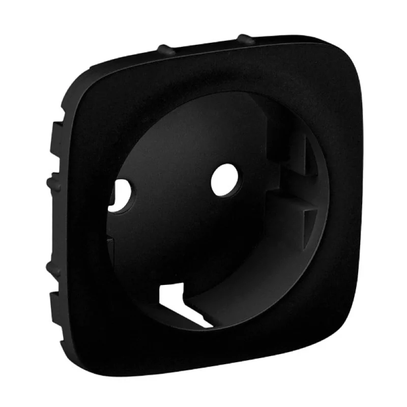 Legrand Face plate for Schuko socket Black - Legrand Valena Allure 755208