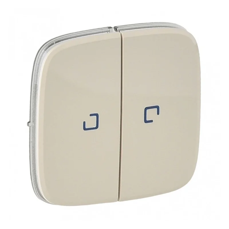 Legrand Plate for double switch/push button with indicator Cream - Legrand Valena Allure 755226