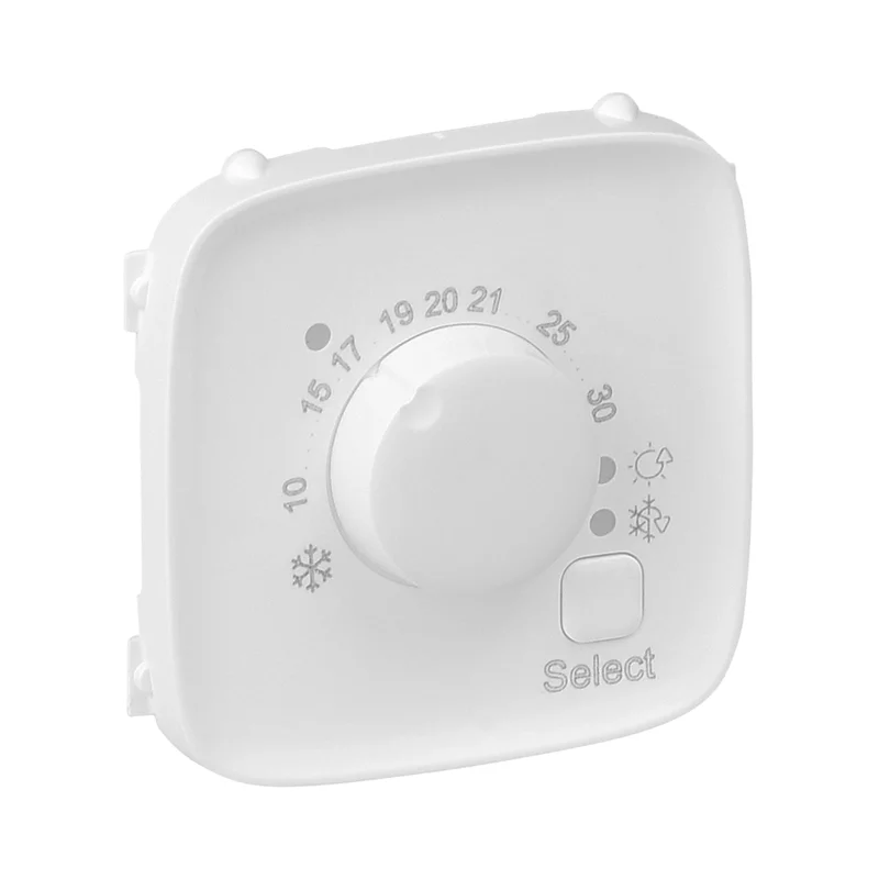 Plate for thermostat electronic room White - Legrand Valena Allure 755315