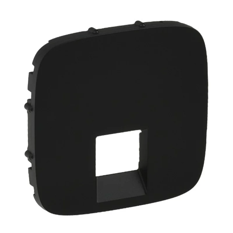 Face plate for outlet 1xRJ45 Black - Legrand Valena Allure 755418