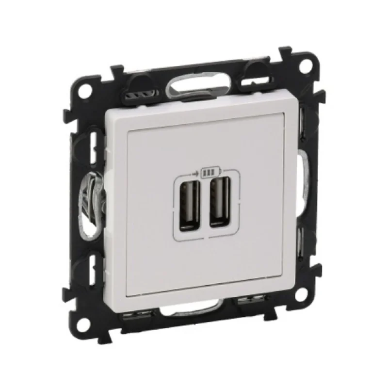 Legrand Блистер Valena Life Контакт 2XUSB 1500mA 5V Бял - Legrand Valena Life 755708