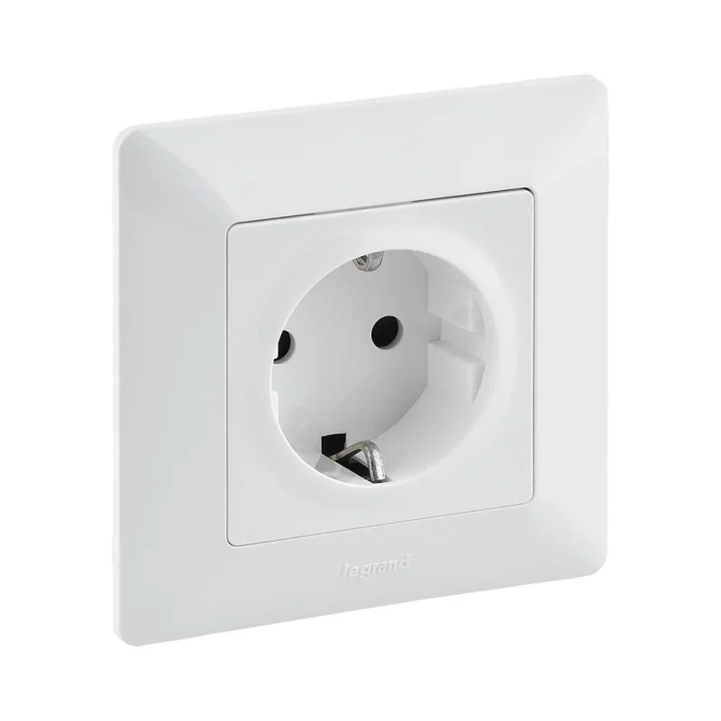 Legrand Blister pack - Schuko socket with frame White - Legrand Valena Life 755740