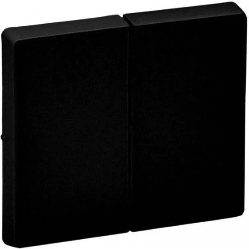 Legrand Face plate for double switch and push button Black matt - Legrand Valena Life 756022