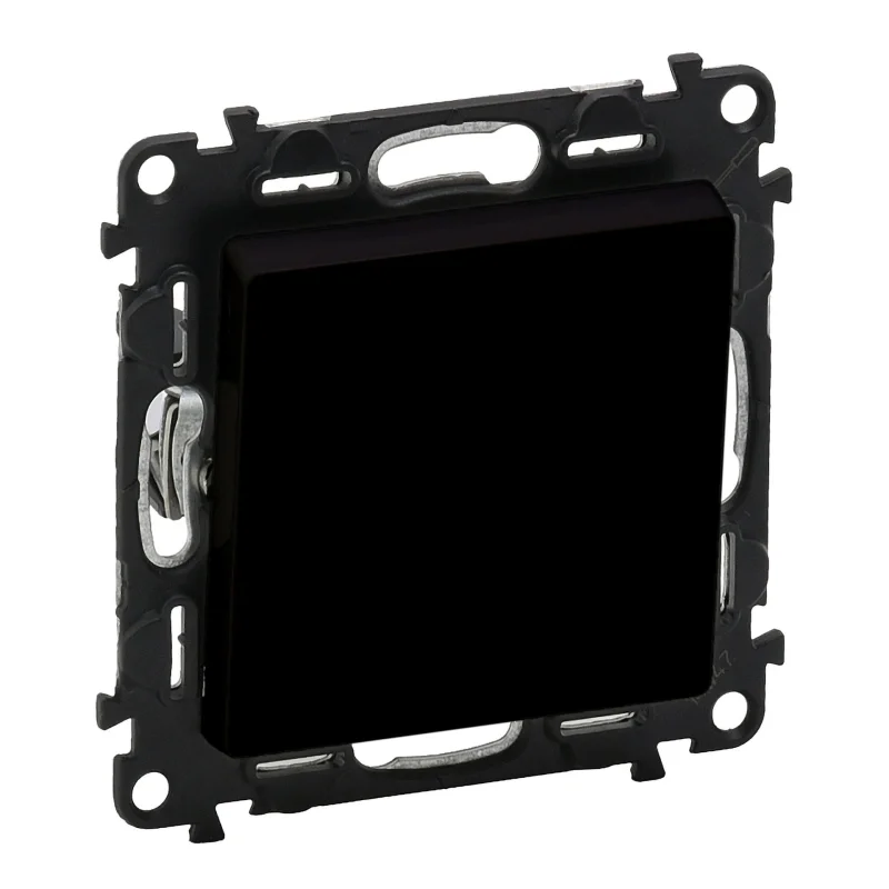 Legrand One-way switch Black matt Matt - Legrand Valena Life 756301