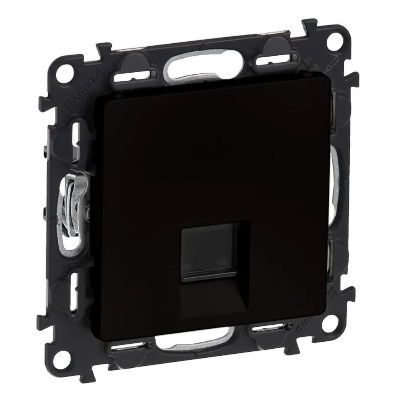 Розетка RJ45 FTP кат.5е Черен мат - Legrand Valena Life 756353