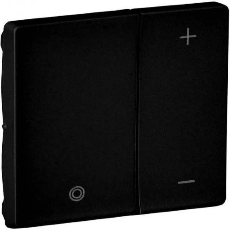 Face plate for push-button dimmer Black matt - Legrand Valena Life 756892