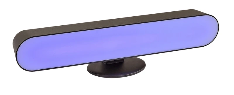 Parker – RGB декоративна настолна лампа в черно/бяло, 70×270мм, 3W, димируема