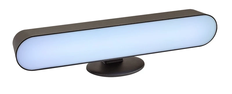 Настолни лампи Parker – RGB декоративна настолна лампа в черно/бяло, 70×270мм, 3W, димируема