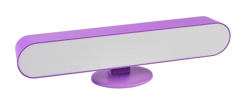 Parker – RGB декоративна настолна лампа в лилаво/бяло, Ø70мм, 3W, променлива температура