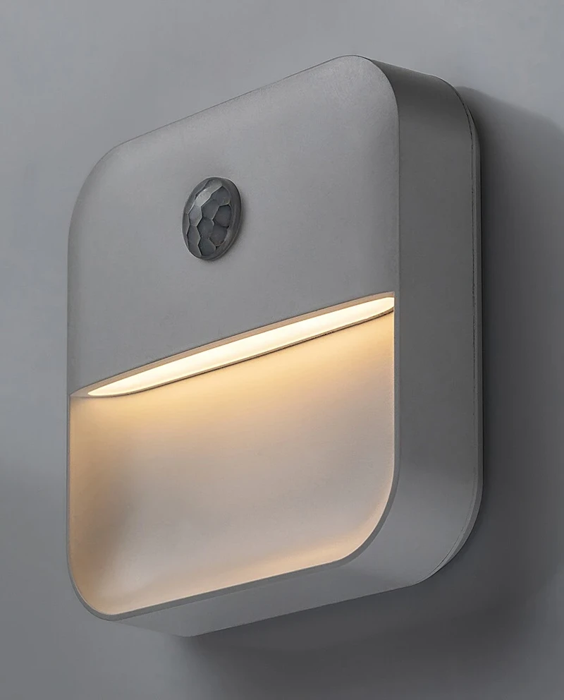 Ciro – LED нощна лампа с датчик за движение в бяло, 75×20мм, 0.15W, 3000K