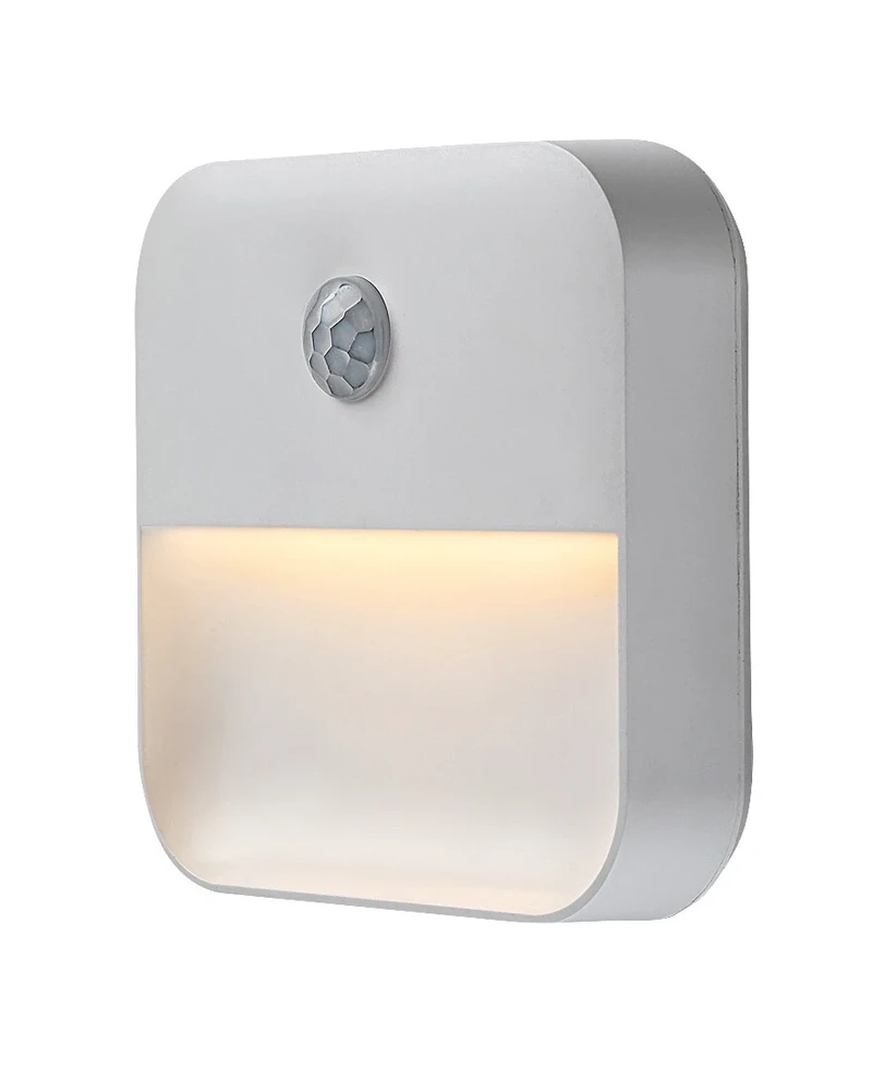 Ciro – LED нощна лампа с датчик за движение в бяло, 75×20мм, 0.15W, 3000K