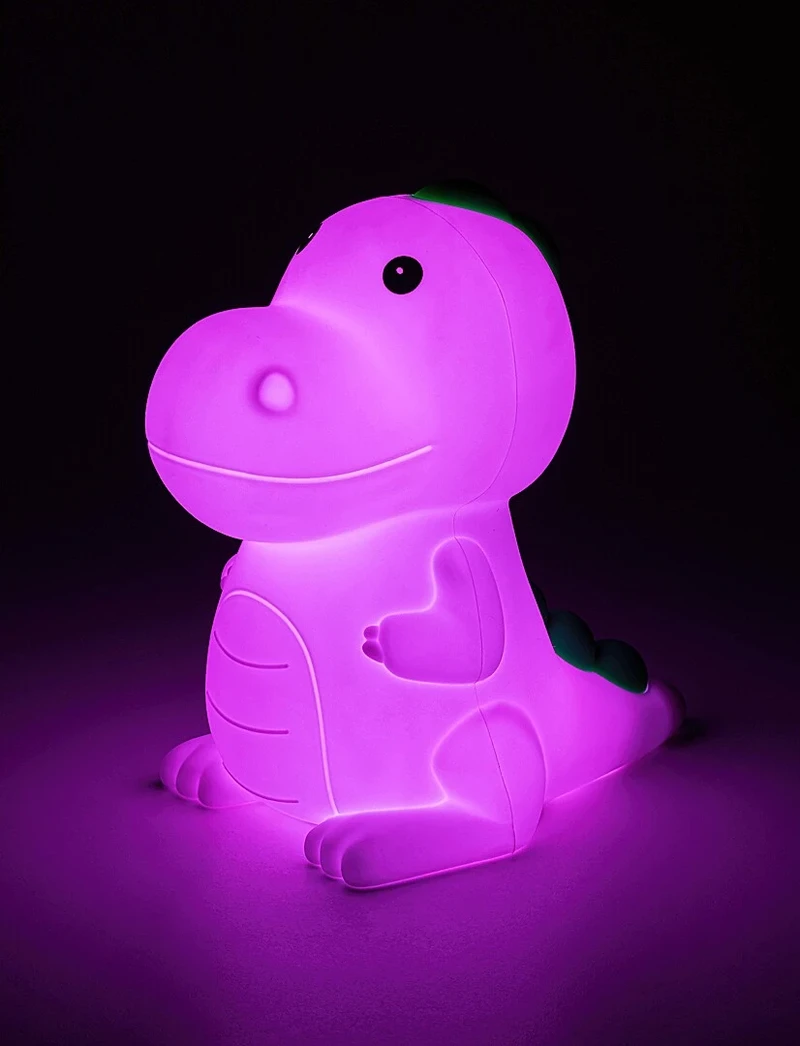 Dinoo – children's LED night lamp dinosaur, RGB, 130×140mm, 0.45W, 3000K