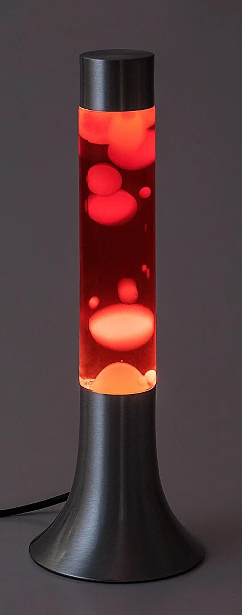 Poppilol – LED лава лампа в сребристо с прозрачно стъкло, Ø55мм, 3000K
