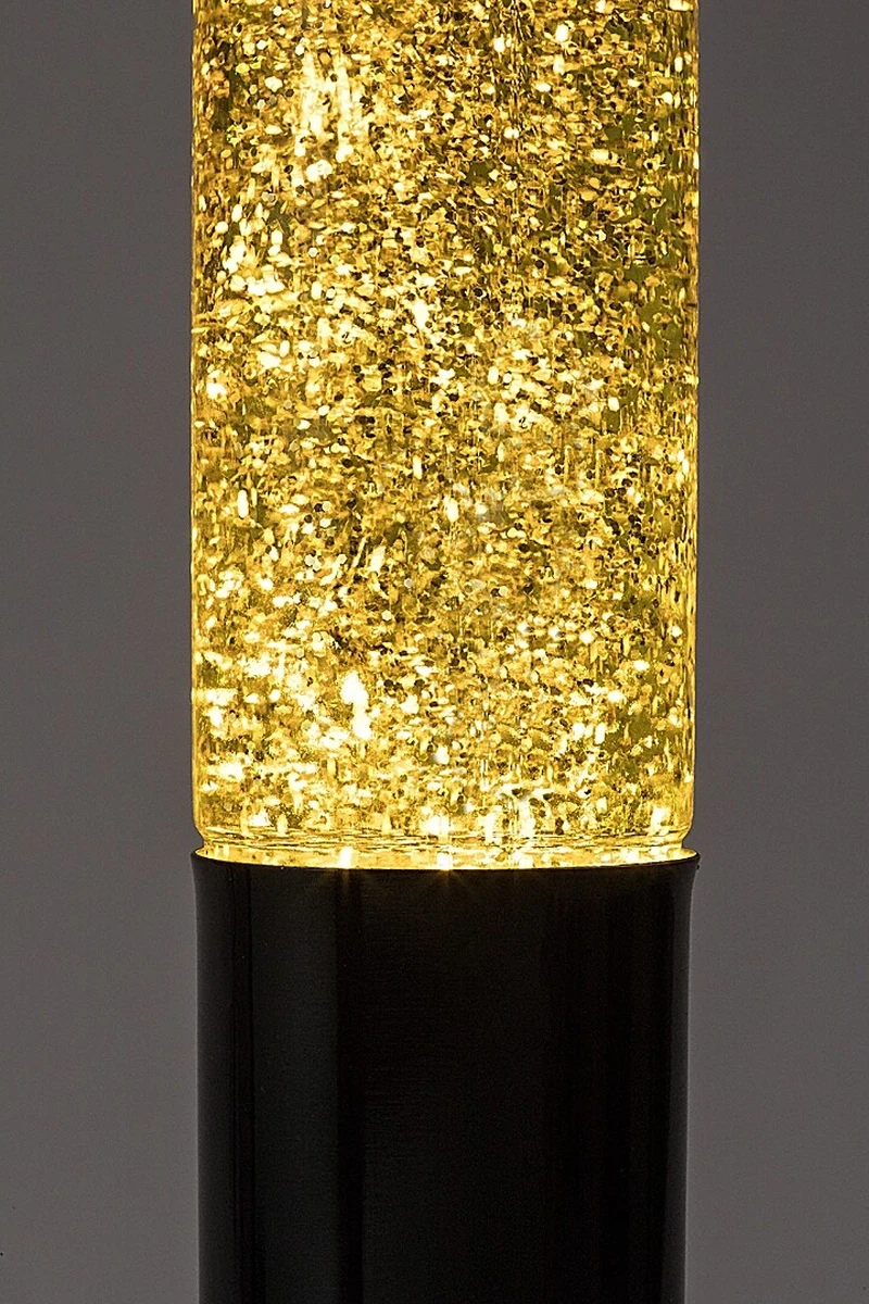 Lavastic – LED decorative lava lamp in black with clear glass, Ø55mm, 3000K