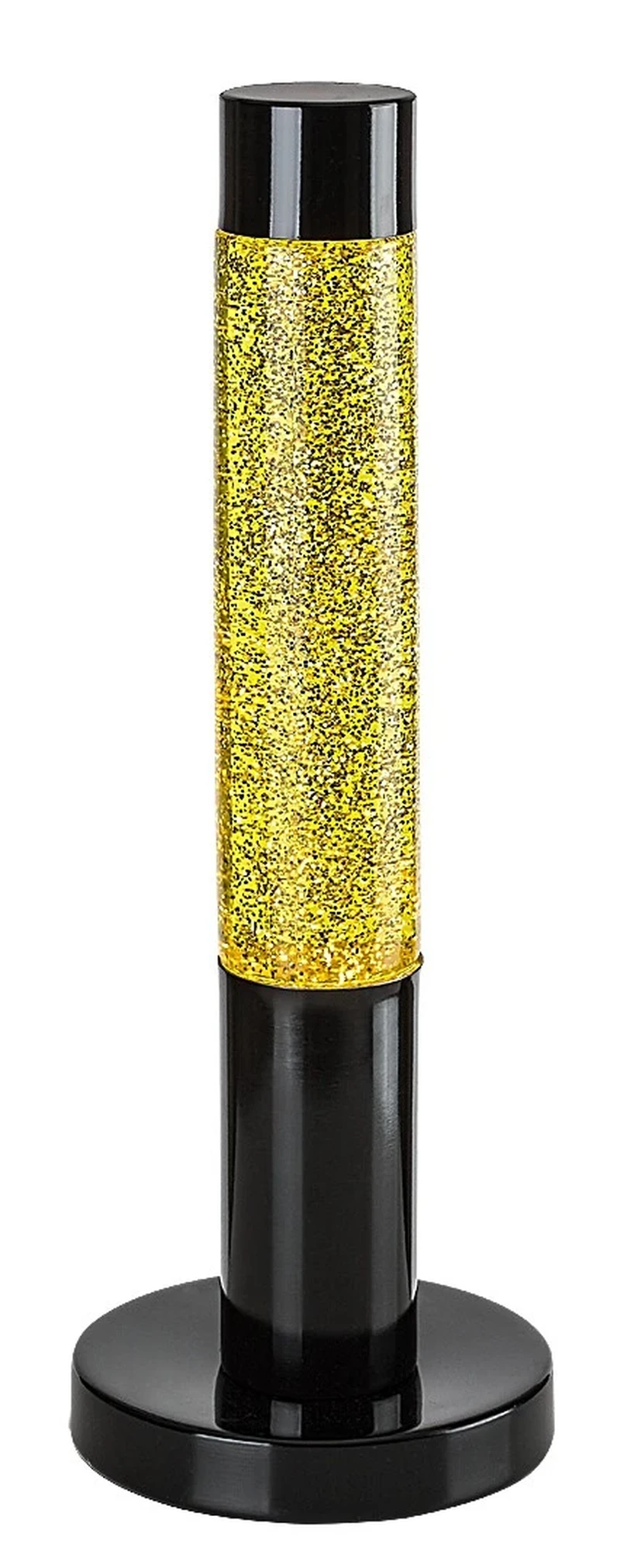 Table Lamps Lavastic – LED decorative lava lamp in black with clear glass, Ø55mm, 3000K