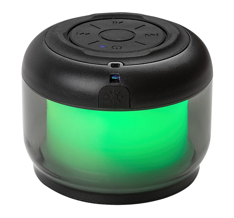 Children's Lighting Radelia – LED children's lamp with Bluetooth and RGB, Ø80mm, black, IP20