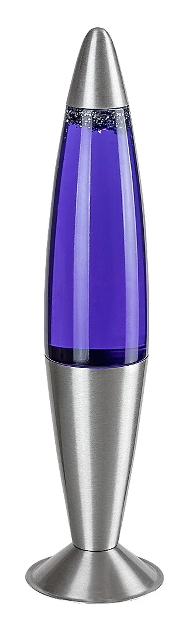 Glitter2 – декоративна LED лампа в сребристо с прозрачно стъкло, Ø75мм, 3000K